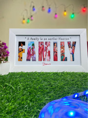 Family Name Collage Frame