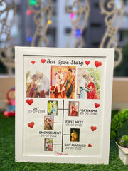 Our Love Story Frame With Pics